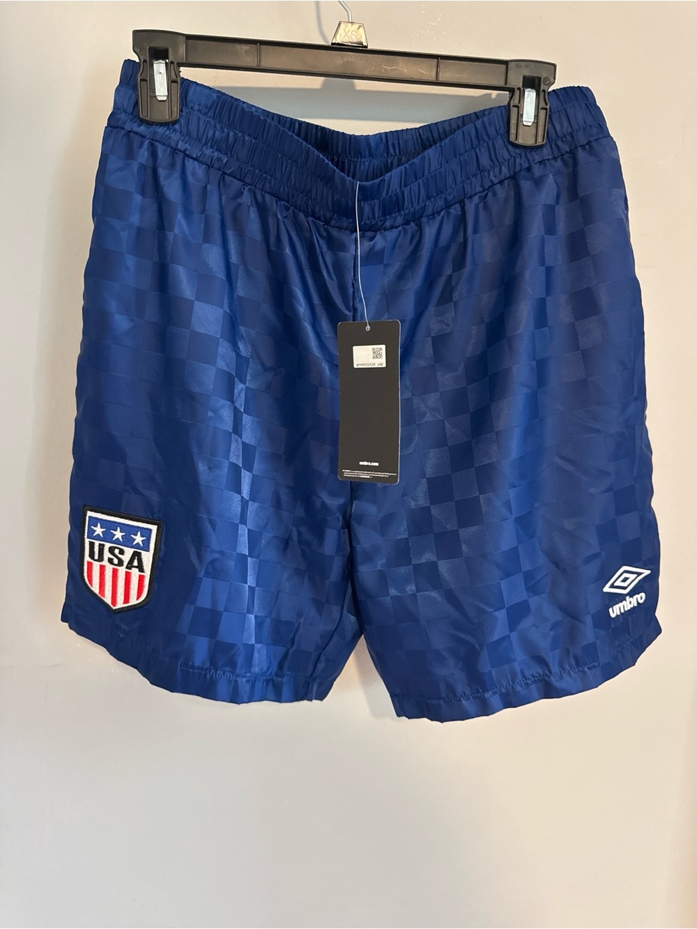 Umbro USA Blue Men's Athletic Shorts NEW Men’s Large, Medium, or Small